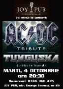 Live TUNGUSKA - AC/DC Tribute - Joy Pub, marti 4 0ct 22:00